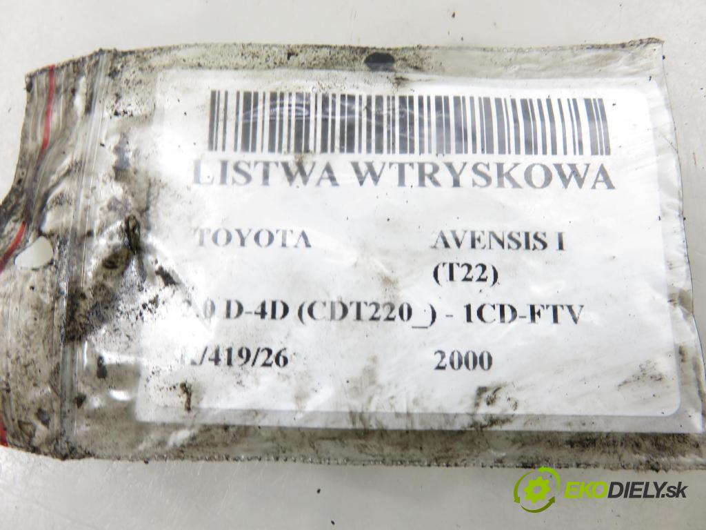 TOYOTA AVENSIS (_T22_) SEDAN 2000 81,00 2.0 D-4D (CDT220_) - 1CD-FTV 1995,00 Lišta vstrekovacia 8945812010 (Vstrekovacia lišta)