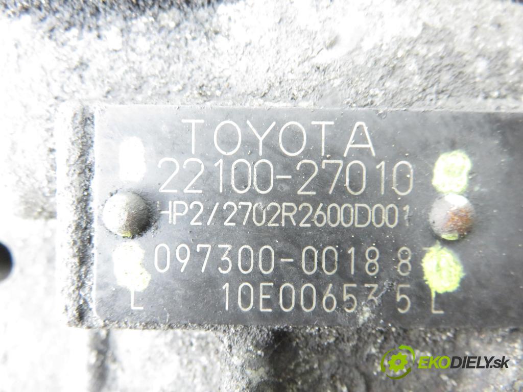 TOYOTA COROLLA kombi (_E12_) KOMBI 2004 66,00 2.0 D-4D (CDE120_) - 1CD-FTV 1995,00 Pumpa vysokého tlaku 2210027010 ; 09730000188