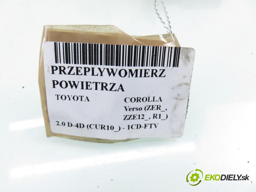 TOYOTA COROLLA Verso (ZER_, ZZE12_, R1_) VAN 2004 85,00 2.0 D-4D (CUR10_) - 1CD-FTV 1995,00 váha vzduchu vzduchu 2220427010 ; AFH70M23