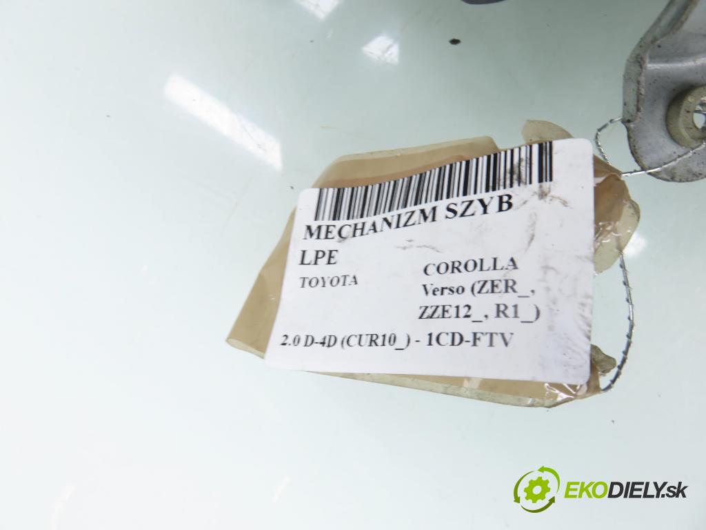 TOYOTA COROLLA Verso (ZER_, ZZE12_, R1_) VAN 2004 85,00 2.0 D-4D (CUR10_) - 1CD-FTV 1995,00 Mechanizmus okien 698200F010