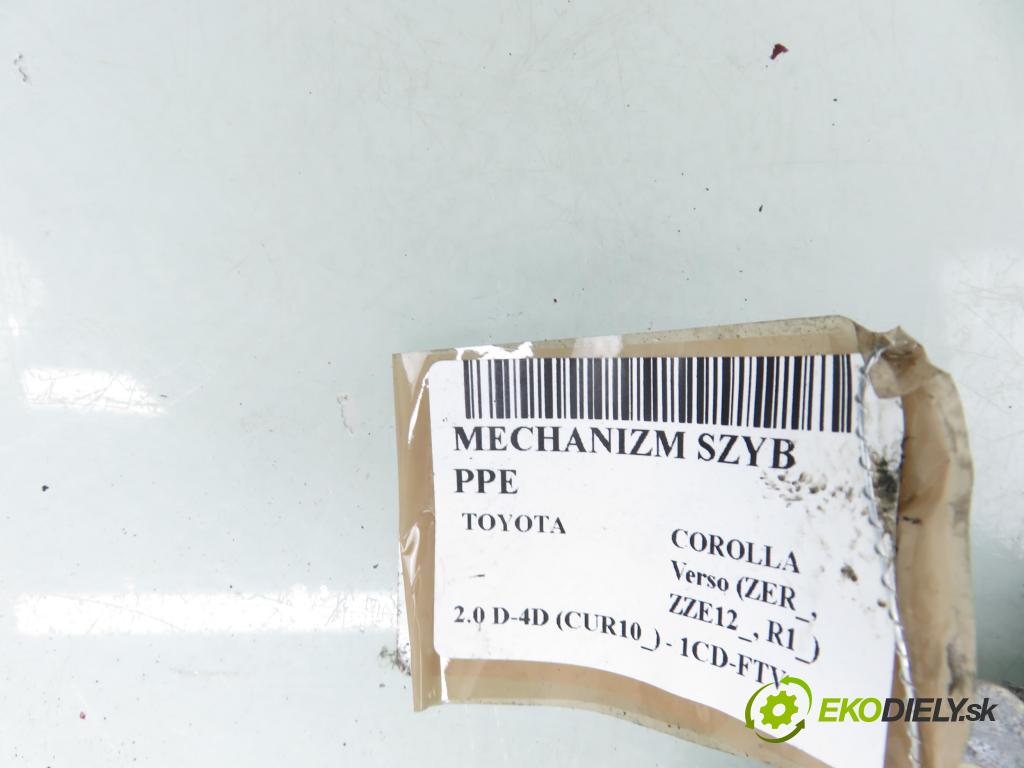 TOYOTA COROLLA Verso (ZER_, ZZE12_, R1_) VAN 2004 85,00 2.0 D-4D (CUR10_) - 1CD-FTV 1995,00 Mechanizmus okien 698100F010