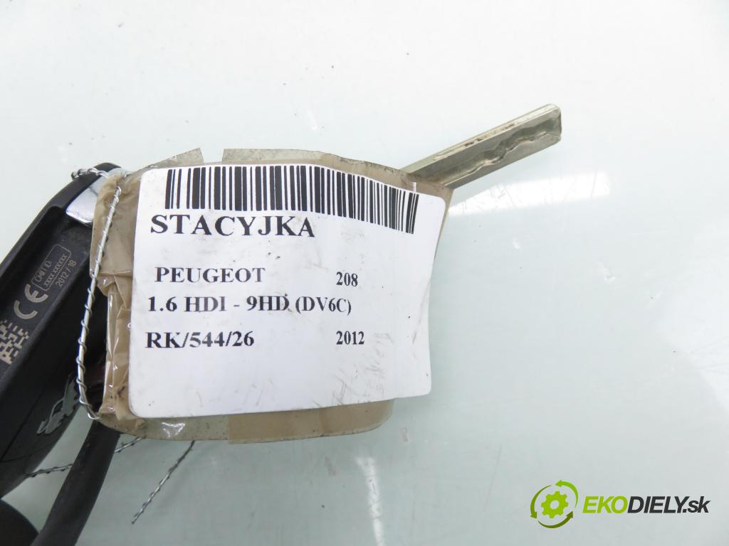 PEUGEOT 208 I (CA_, CC_) HB 2012 84,00 9HD (DV6C) 1560,00 spinačka 96762547 ; 9663123380. (Spínacia skrinka)