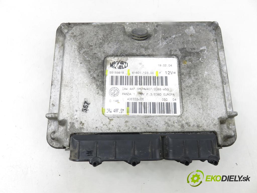 FIAT PANDA (169_) HB 2006 40,00 1.1 54 - 187 A1.000 1108,00 Riadiaca jednotka Motor 55188619 ; IAW4RFSM ; 6160112300