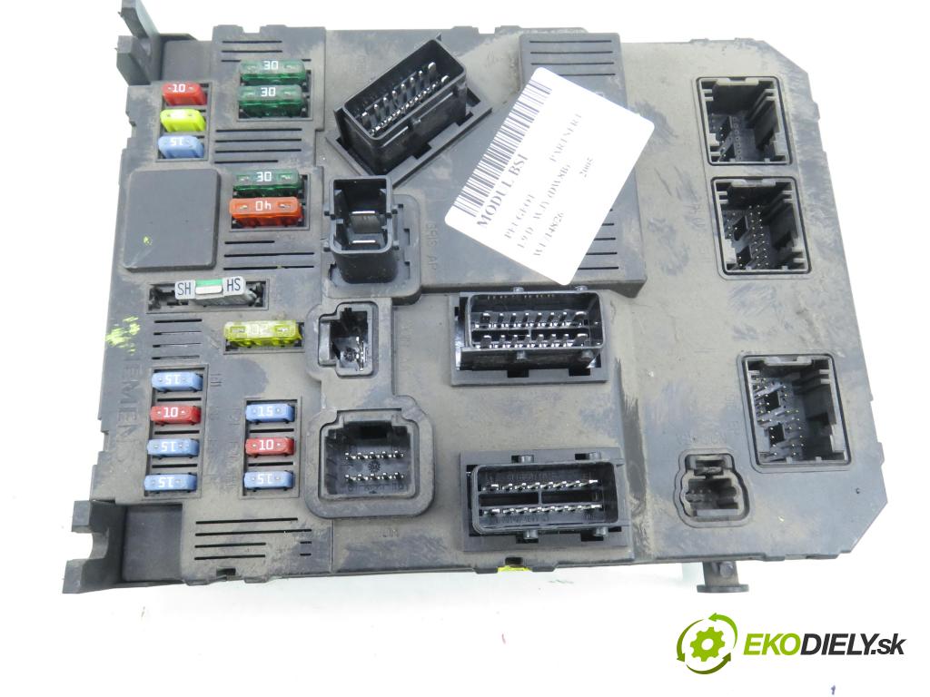 PEUGEOT PARTNER Combispace (5F) KOMBIVAN 2005 51,00 1.9 D - WJY (DW8B) 1868,00 MODUL BSI 9653667580 ; S118085320