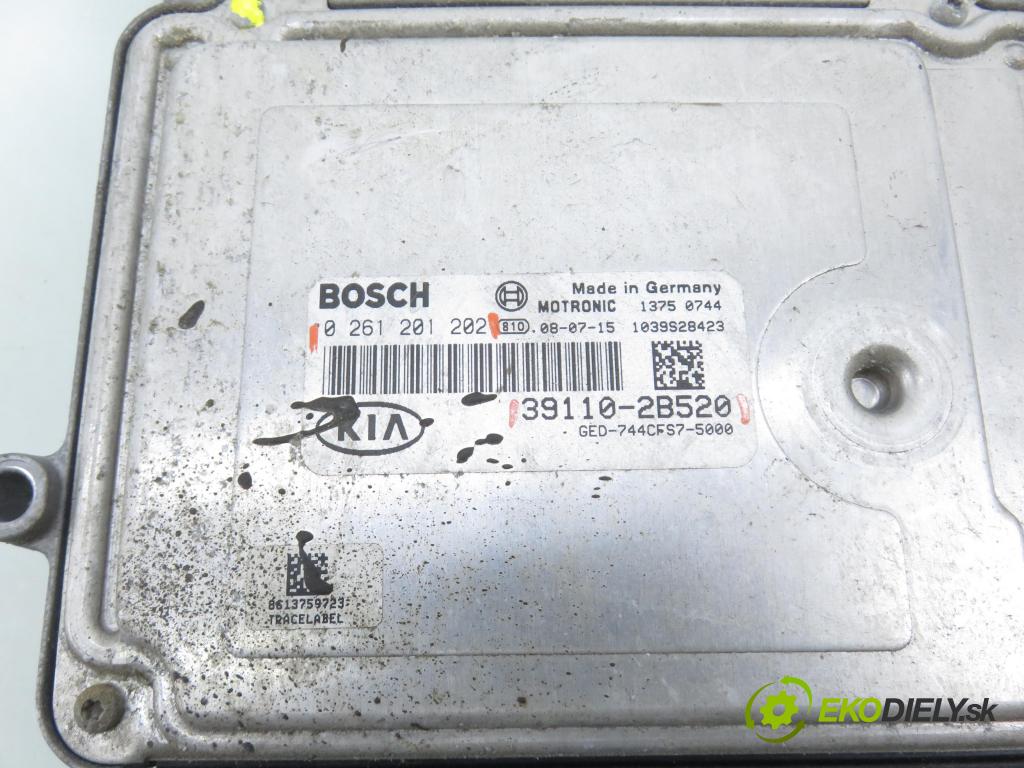 KIA CEE'D liftback (ED) HB 2008 80,00 1.4 16V 109 - G4FA 1396,00 Riadiaca jednotka Motor 0261201202 ; 391102B520