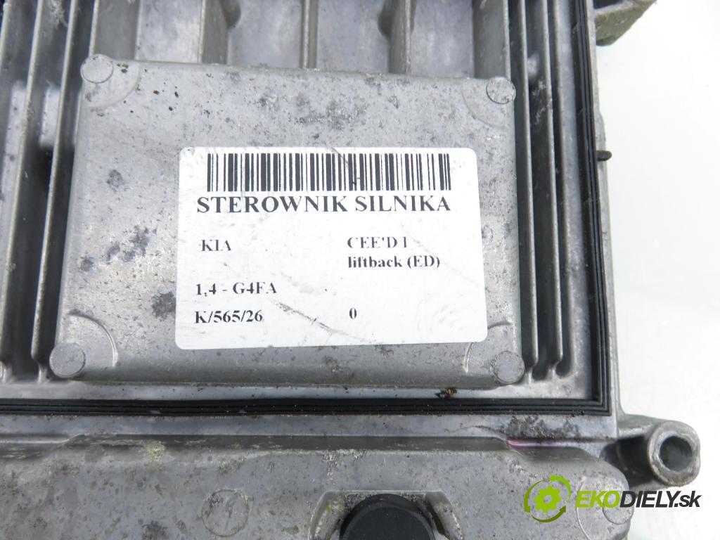 KIA CEE'D liftback (ED) HB 2008 80,00 1.4 16V 109 - G4FA 1396,00 Riadiaca jednotka Motor 0261201202 ; 391102B520