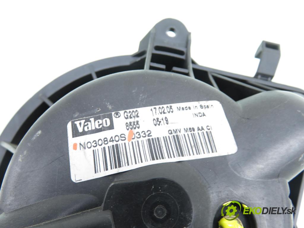 PEUGEOT PARTNER Combispace (5F) KOMBIVAN 2005 51,00 1.9 D - WJY (DW8B) 1868,00 Ventilátor vetráku N030840S