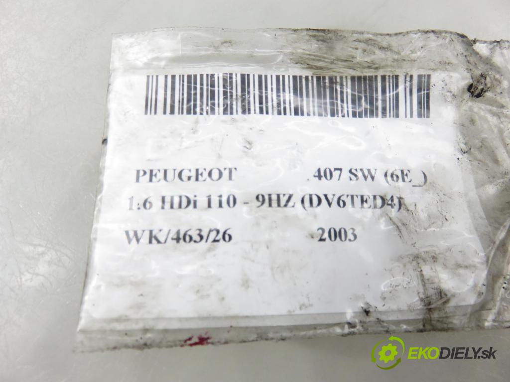 PEUGEOT 407 SW (6E_) KOMBI 2003 80,00 1.6 HDi 110 - 9HZ (DV6TED4) 1560,00 vstrekovač 0445110188 (Vstrekovač paliva)