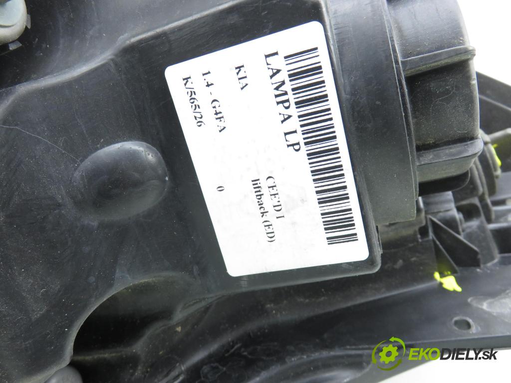 KIA CEE'D liftback (ED) HB 2008 80,00 1.4 16V 109 - G4FA 1396,00 Svetlo LP