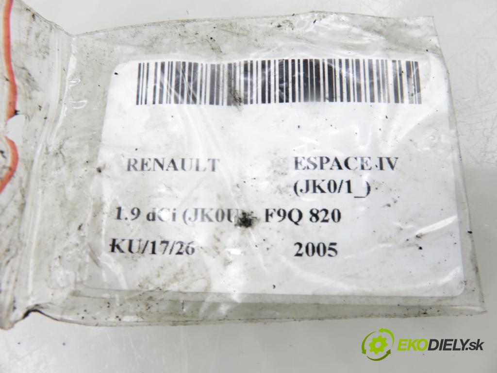 RENAULT ESPACE IV (JK0/1_) VAN 2005 85,00 1.9 dCi 116 - F9Q 820 1870,00 vstrekovač 8200100272 ; 0445110110B (Vstrekovač paliva)