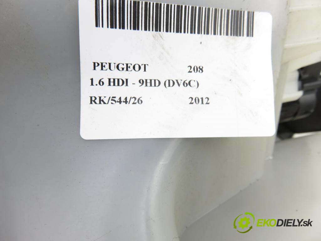 PEUGEOT 208 I (CA_, CC_) HB 2012 84,00 9HD (DV6C) 1560,00 Výhrevné teleso, radiátor kúrenia klimatizácie 9672234280