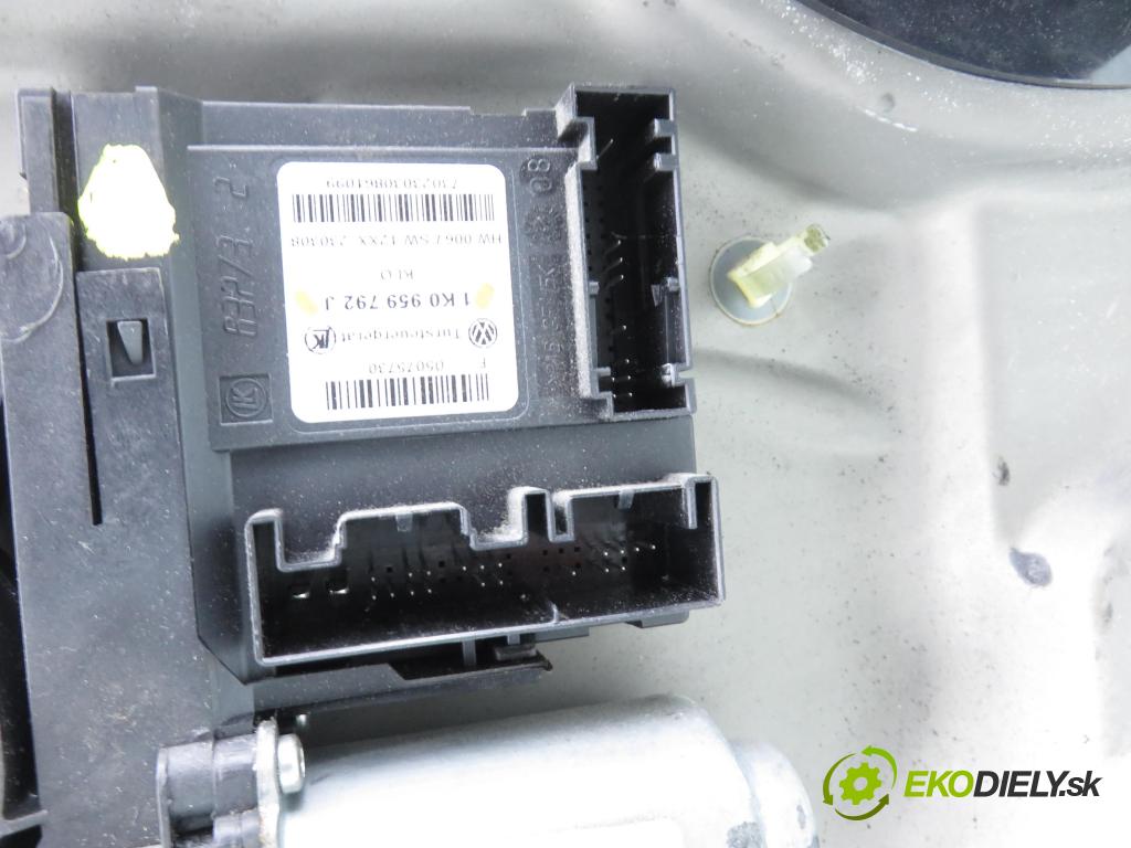 SKODA OCTAVIA II (1Z3) LIFTBACK 2008 77,00 1.9 TDI - BXE 1896,00 Mechanizmus okien 1T0959702D ; 1K0959792J