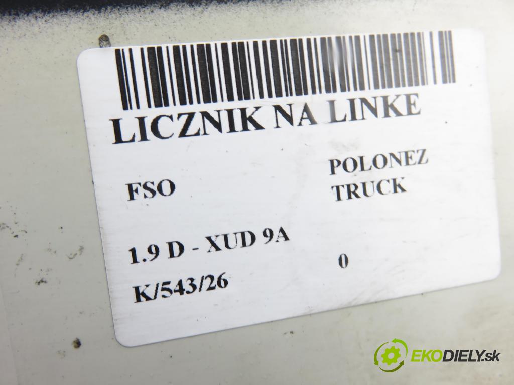 FSO POLONEZ TRUCK PICK-UP 1997 51,00 1.9 D 69 - XUD 9A (PSA) 1905,00 Prístrojovka na ODKAZ: 125HB9A9023