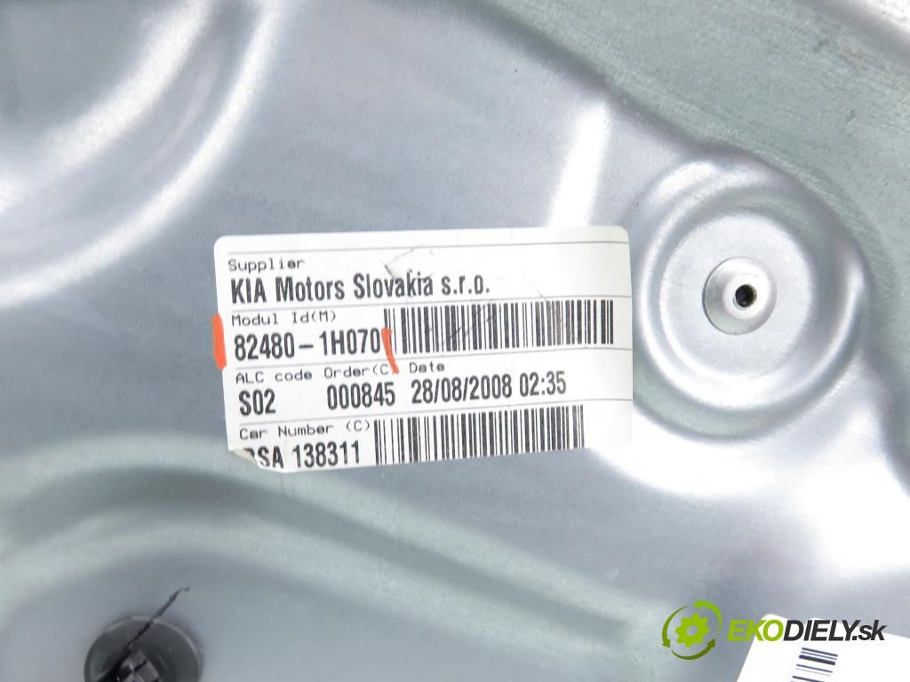 KIA CEE'D liftback (ED) HB 2008 80,00 1.4 16V 109 - G4FA 1396,00 Mechanizmus okien 824801H070 ; 402054D