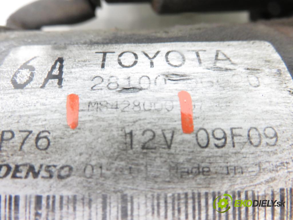 TOYOTA COROLLA Verso (ZER_, ZZE12_, R1_) VAN 2004 85,00 2.0 D-4D (CUR10_) - 1CD-FTV 1995,00 Štartér M8428000 (Štartér)