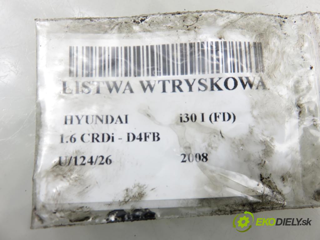 HYUNDAI i30 (FD) HB 2008 85,00 1.6 CRDi - D4FB 1582,00 Lišta vstrekovacia 284102A120 ; 0445214111 ; 0281002507 (Vstrekovacia lišta)