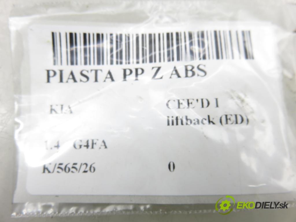 KIA CEE'D liftback (ED) HB 2008 80,00 1.4 16V 109 - G4FA 1396,00 náboj PP ABS