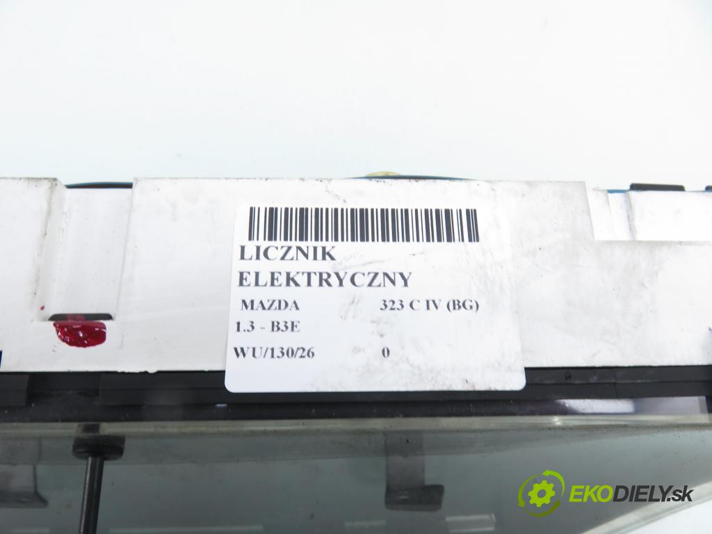 MAZDA 323 C IV (BG) HB 1993 49,00 1.3 - B3E 1324,00 prístrojovka na ODKAZ