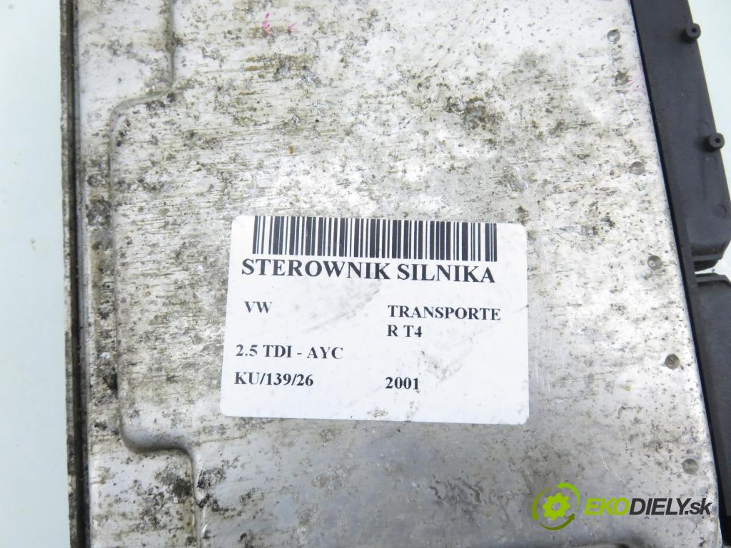 VW TRANSPORTER IV Autobus (70XB, 70XC, 7DB, 7DW, 7DK) BUS 2001 75,00 2.5 TDI - AYC 2461,00 Riadiaca jednotka Motor 074906018AL ; 0281010459