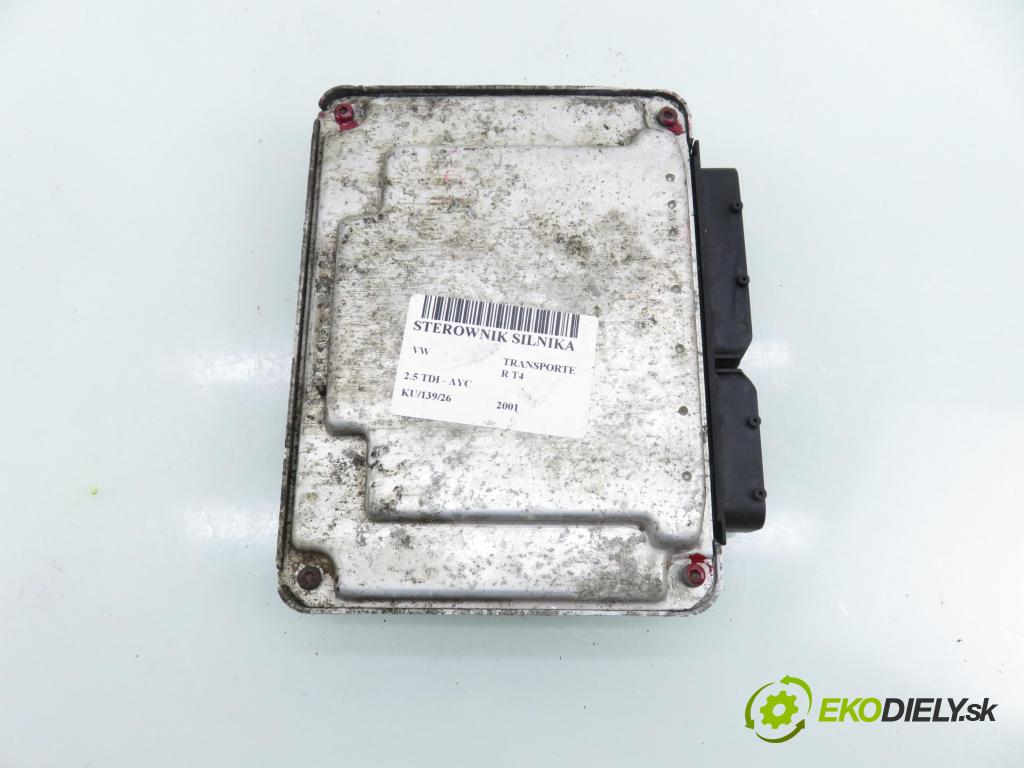 VW TRANSPORTER IV Autobus (70XB, 70XC, 7DB, 7DW, 7DK) BUS 2001 75,00 2.5 TDI - AYC 2461,00 Riadiaca jednotka Motor 074906018AL ; 0281010459