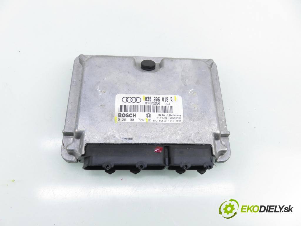 AUDI A4 Avant (8D5, B5) KOMBI 1998 66,00 1.9 TDI - AHU 1896,00 Riadiaca jednotka Motor 038906018R ; 0281001726