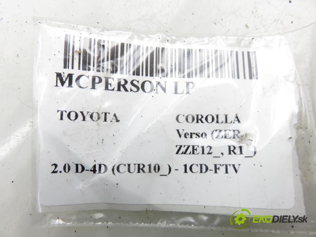 TOYOTA COROLLA Verso (ZER_, ZZE12_, R1_) VAN 2004 85,00 2.0 D-4D (CUR10_) - 1CD-FTV 1995,00 MCPERSON LP