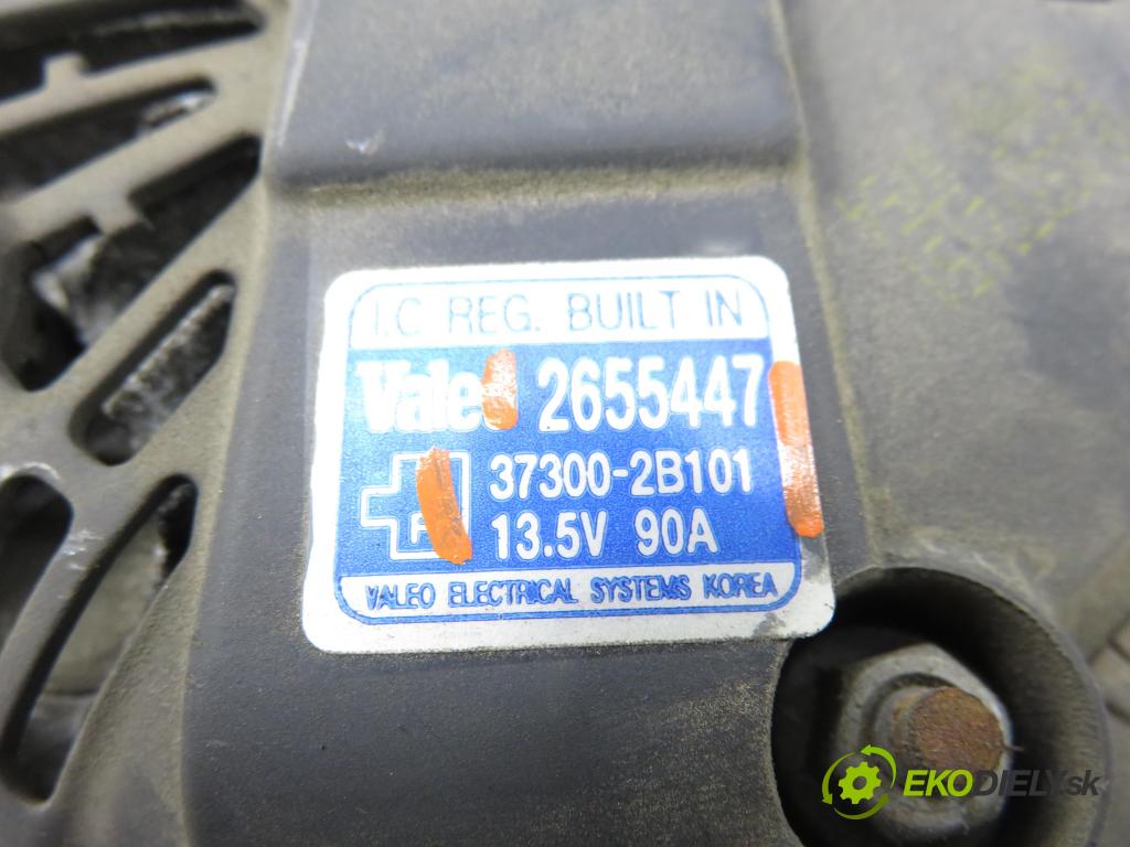 KIA CEE'D liftback (ED) HB 2008 80,00 1.4 16V 109 - G4FA 1396,00 Alternátor 373002B101 ; 2655447 (Alternátor)