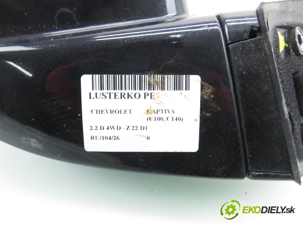 CHEVROLET CAPTIVA (C100, C140) SUV 2011 135,00 2.2 D 4WD 184 - Z 22 D1 2231,00 Spätné zrkadlo