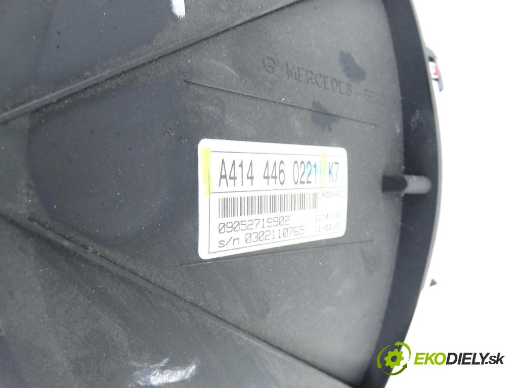 MERCEDES-BENZ VANEO (414) MINIVAN 2002 67,00 1.7 CDI (414.700) - OM 668.914 1689,00 Prístrojovka elektrický 4144460221