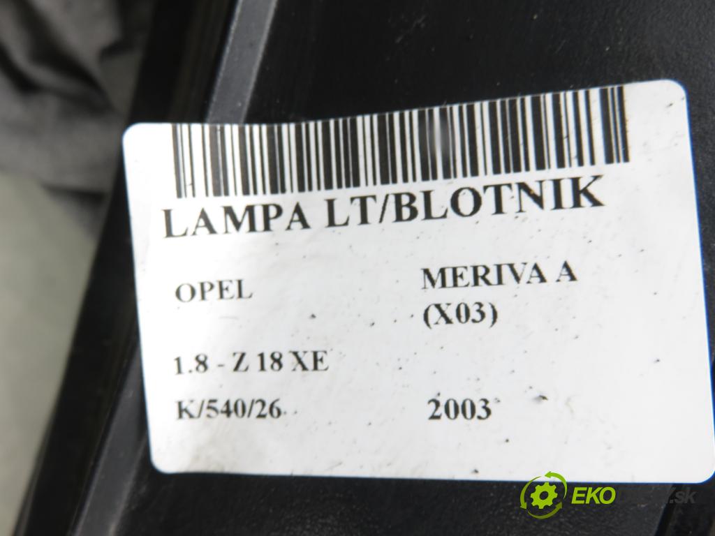OPEL MERIVA A nadwozie wielkoprzestrzenne (MPV) (X03) MINIVAN 2003 92,00 1.8 - Z 18 XE 1796,00 světlo levé zadní