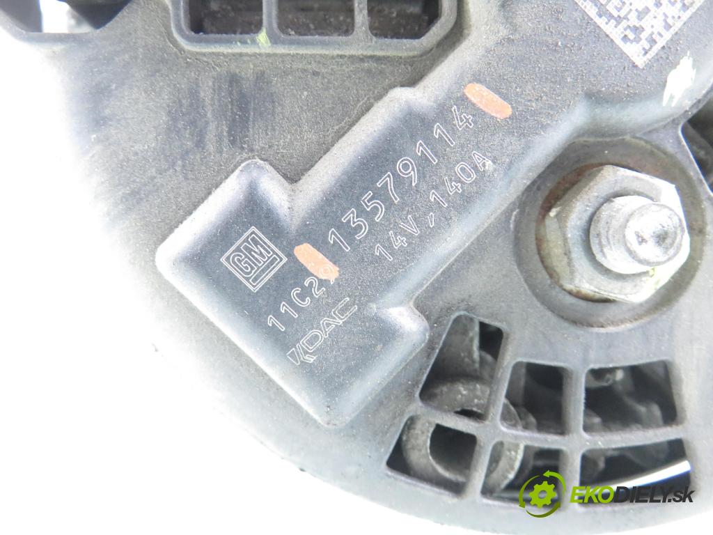 CHEVROLET CAPTIVA (C100, C140) SUV 2011 135,00 2.2 D 4WD 184 - Z 22 D1 2231,00 Alternátor 13579114 (Alternátor)
