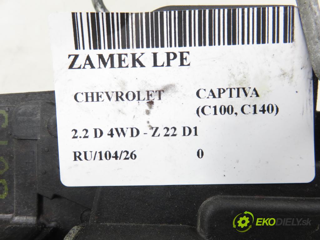 CHEVROLET CAPTIVA (C100, C140) SUV 2011 135,00 2.2 D 4WD 184 - Z 22 D1 2231,00 zámok