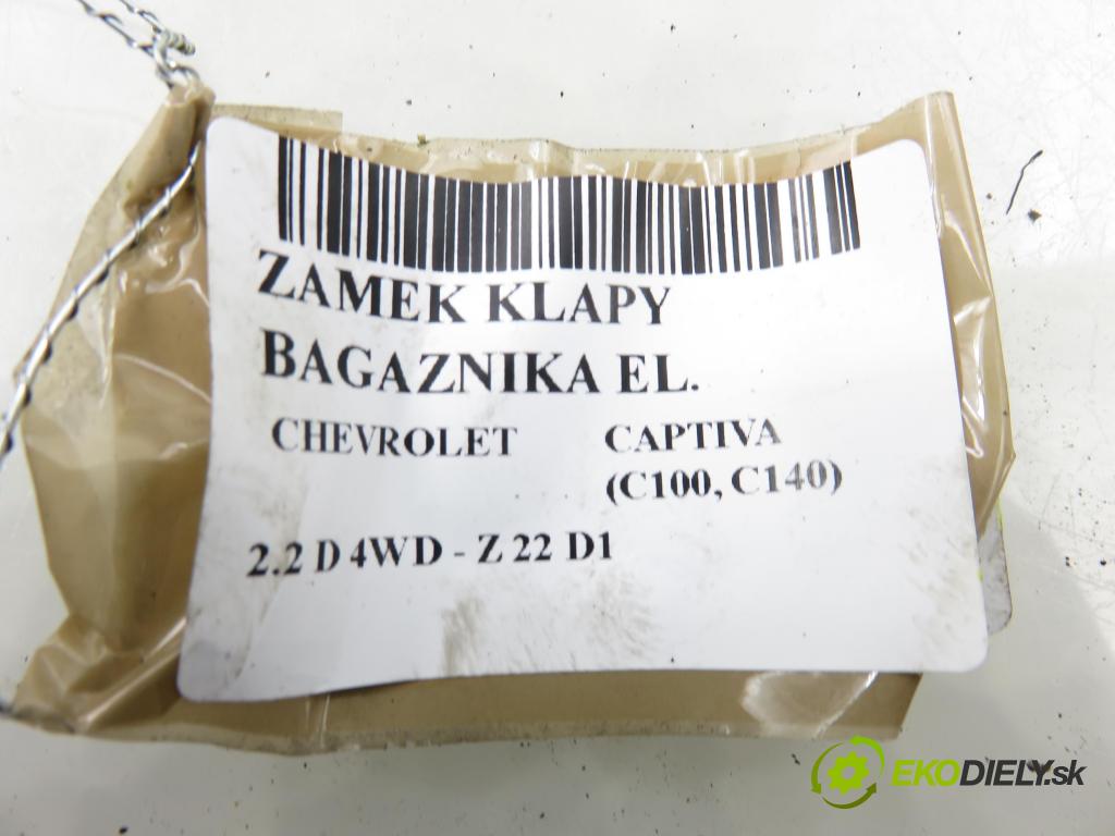 CHEVROLET CAPTIVA (C100, C140) SUV 2011 135,00 2.2 D 4WD 184 - Z 22 D1 2231,00 zámok dverí kufor EL. 96491181
