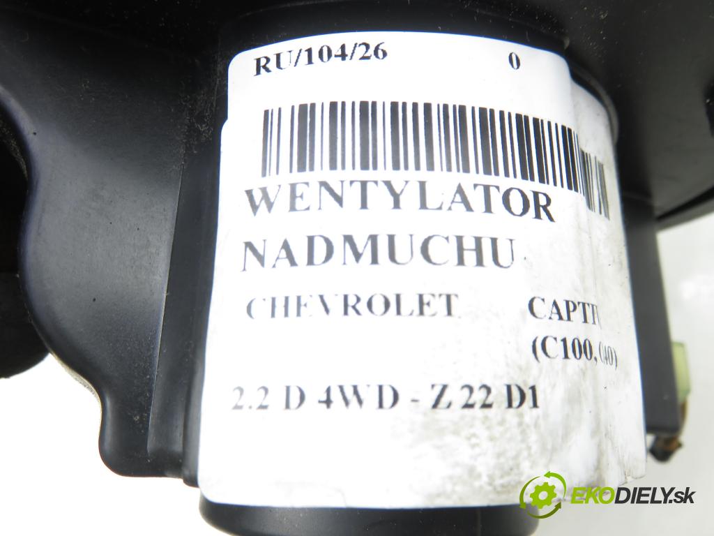 CHEVROLET CAPTIVA (C100, C140) SUV 2011 135,00 2.2 D 4WD 184 - Z 22 D1 2231,00 Ventilátor vetráku 615981
