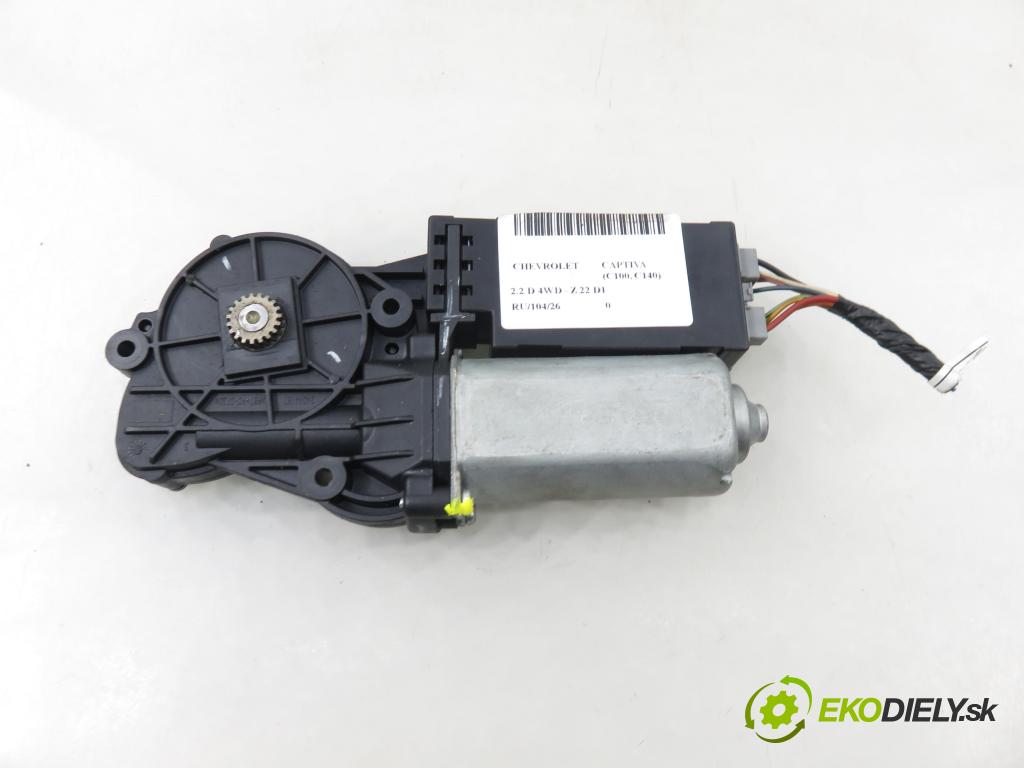 CHEVROLET CAPTIVA (C100, C140) SUV 2011 135,00 2.2 D 4WD 184 - Z 22 D1 2231,00 Motorček strešného okna 50000475D (Motorček ovládania strešného okna)
