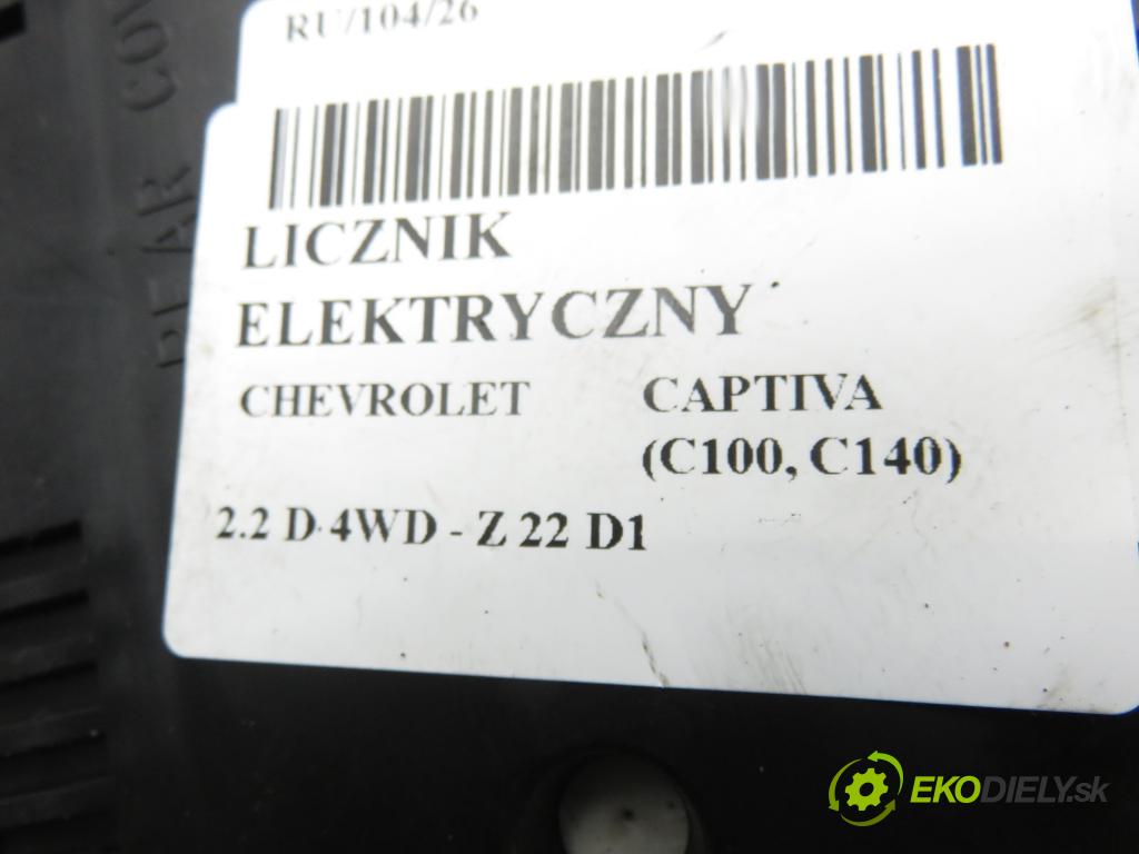 CHEVROLET CAPTIVA (C100, C140) SUV 2011 135,00 2.2 D 4WD 184 - Z 22 D1 2231,00 Prístrojovka elektrický 95489428