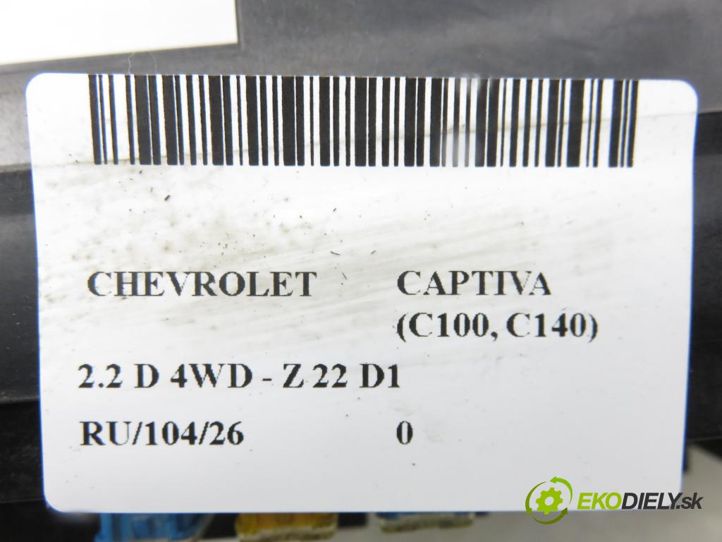 CHEVROLET CAPTIVA (C100, C140) SUV 2011 135,00 2.2 D 4WD 184 - Z 22 D1 2231,00 Skrinka POJISTKY: 95471068