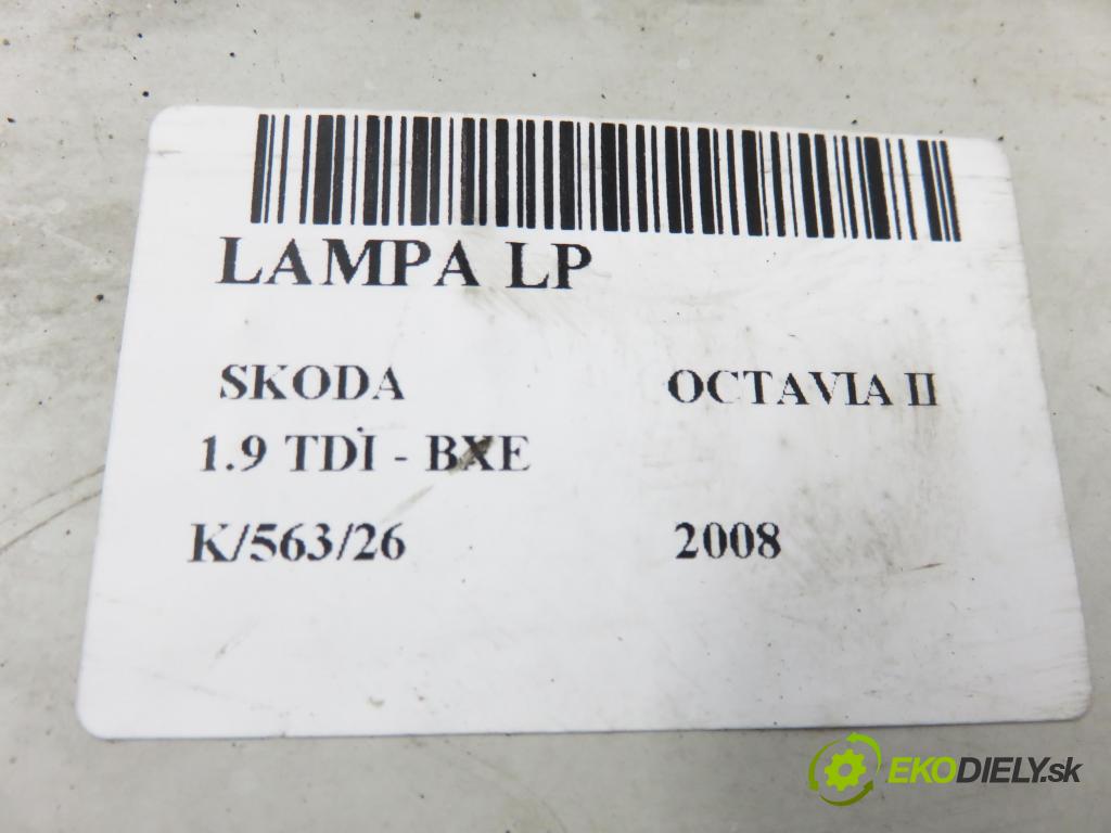 SKODA OCTAVIA II (1Z3) LIFTBACK 2008 77,00 1.9 TDI - BXE 1896,00 Svetlo LP