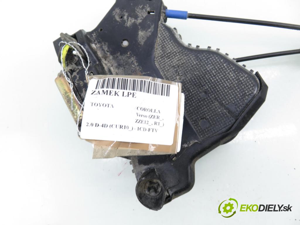 TOYOTA COROLLA Verso (ZER_, ZZE12_, R1_) VAN 2004 85,00 2.0 D-4D (CUR10_) - 1CD-FTV 1995,00 zámok 