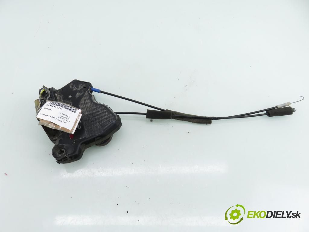 TOYOTA COROLLA Verso (ZER_, ZZE12_, R1_) VAN 2004 85,00 2.0 D-4D (CUR10_) - 1CD-FTV 1995,00 zámok