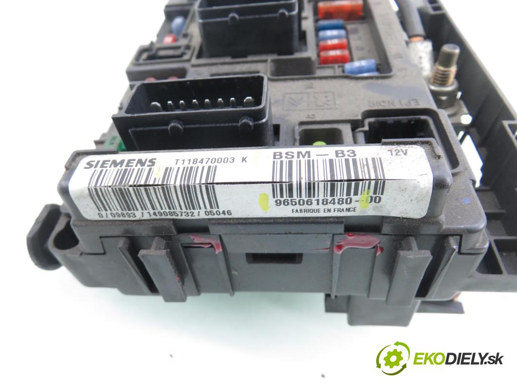 PEUGEOT PARTNER Combispace (5F) KOMBIVAN 2005 51,00 1.9 D - WJY (DW8B) 1868,00 MODUL BSM T118470003K ; 9650618480