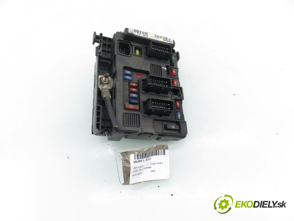 PEUGEOT PARTNER Combispace (5F) KOMBIVAN 2005 51,00 1.9 D - WJY (DW8B) 1868,00 MODUL BSM T118470003K ; 9650618480