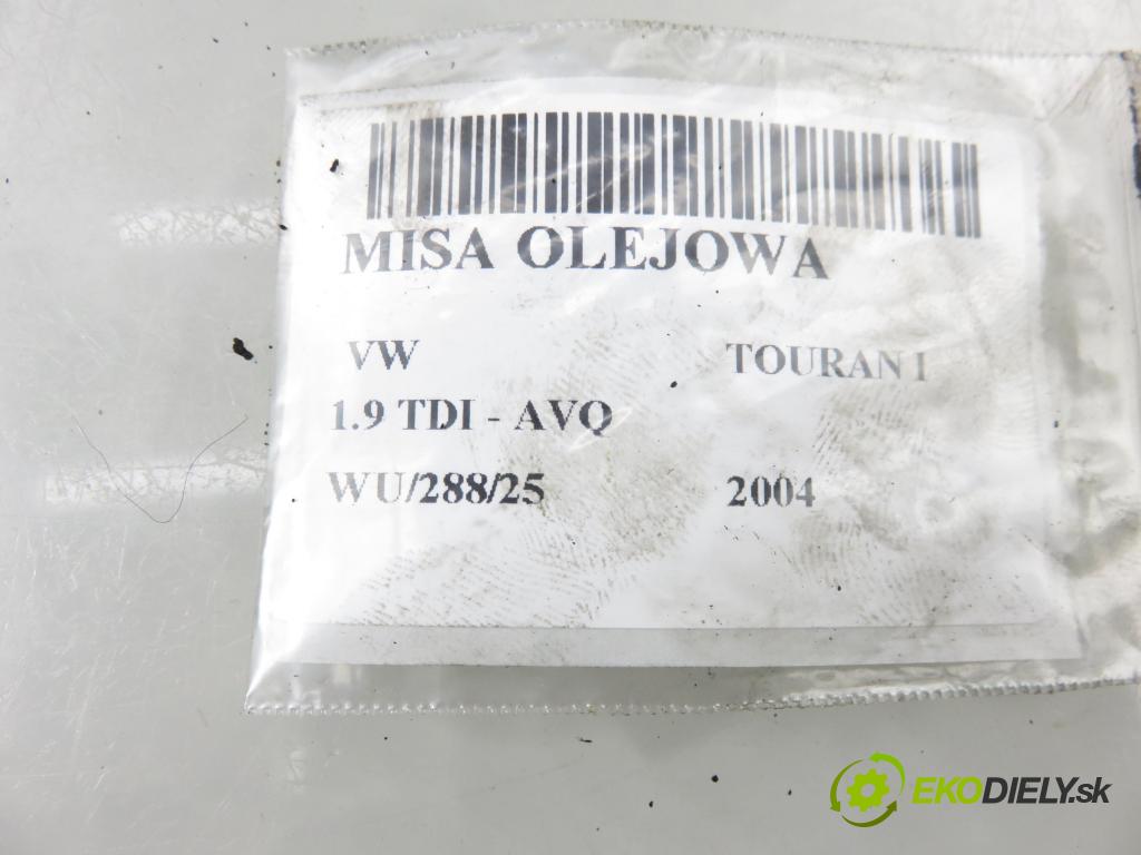 VW TOURAN (1T1, 1T2) MINIVAN 2004 74,00 1.9 TDI PD 100 - AVQ 1896,00 Vaňa olejová 038103603AG (Olejová vaňa)
