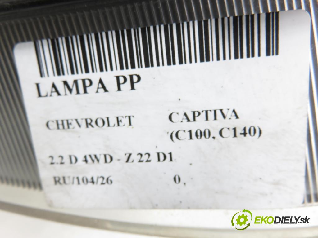 CHEVROLET CAPTIVA (C100, C140) SUV 2011 135,00 2.2 D 4WD 184 - Z 22 D1 2231,00 Svetlo PP