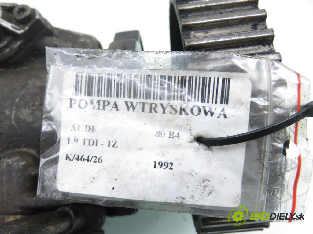AUDI 80 (8C, B4) SEDAN 1992 66,00 1.9 TDI - 1Z 1896,00 Pumpa vstrekovacia 028130108M ; 0460404998 (Vstrekovacie čerpadlo)