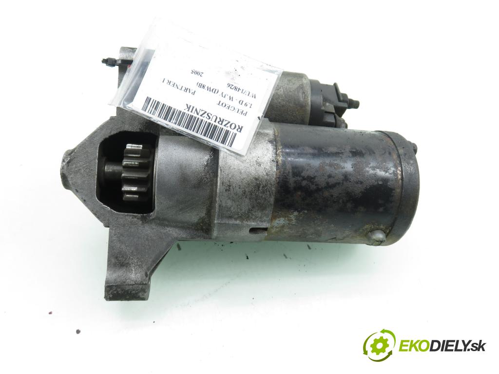 PEUGEOT PARTNER Combispace (5F) KOMBIVAN 2005 51,00 1.9 D - WJY (DW8B) 1868,00 Štartér M000T20871 ; 9656262780 (Štartér)