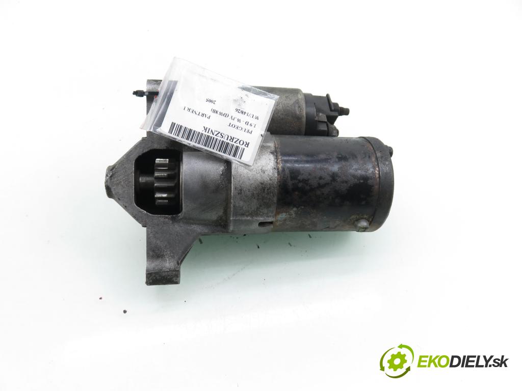 PEUGEOT PARTNER Combispace (5F) KOMBIVAN 2005 51,00 1.9 D - WJY (DW8B) 1868,00 Štartér M000T20871 ; 9656262780 (Štartér)