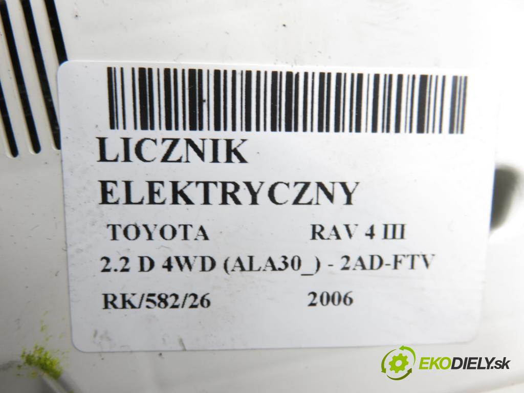 TOYOTA RAV 4 III (_A3_) SUV 2006 100,00 2.2 D 4WD (ALA30_) 136 - 2AD-FTV 2231,00 Prístrojovka elektrický 8380042D02