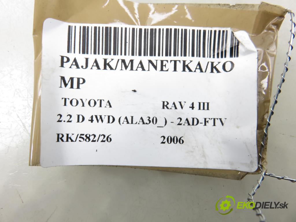 TOYOTA RAV 4 III (_A3_) SUV 2006 100,00 2.2 D 4WD (ALA30_) 136 - 2AD-FTV 2231,00 páčka/prepínač 4211017F219