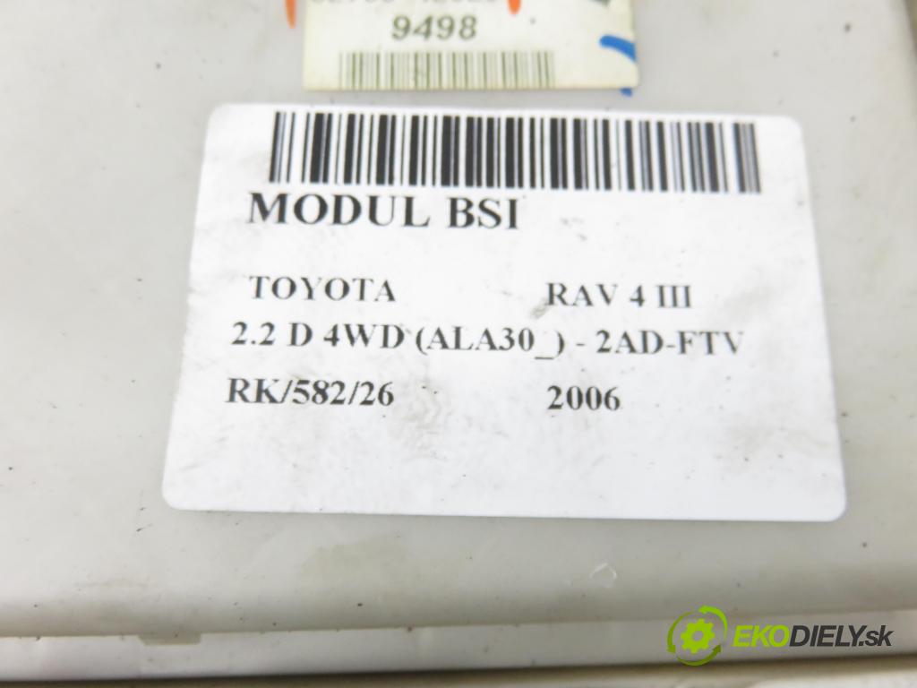 TOYOTA RAV 4 III (_A3_) SUV 2006 100,00 2.2 D 4WD (ALA30_) 136 - 2AD-FTV 2231,00 MODUL BSI 8273042020